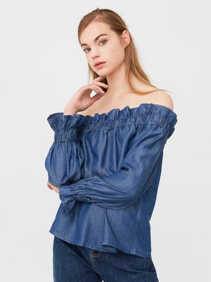 Блуза темно-синяя | 5808604