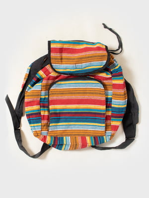 Рюкзак разноцветный в полоску | 5810122