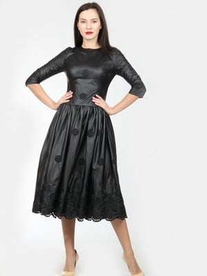 Сукня чорна з декором | 5797101