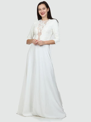 Платье белое с узором | 5797333