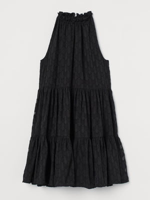 Платье черное с узором | 5819166