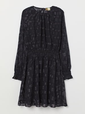 Сукня чорна з декором | 5819464