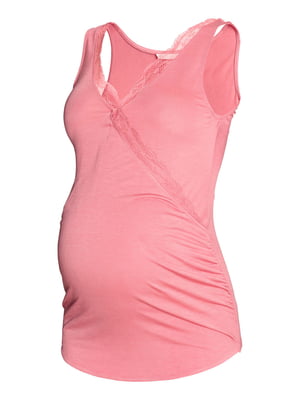Майка для беременных розовая | 5819695