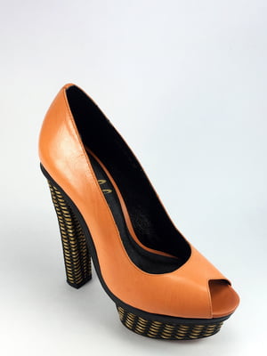 Туфлі морквяного кольору | 5824298
