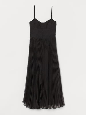 Платье черное с декором | 5829955