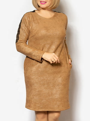Платье коричневое | 5262550