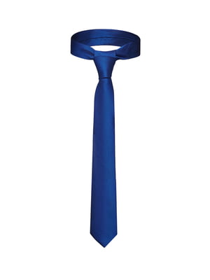 Краватка синя з візерунком | 5840549