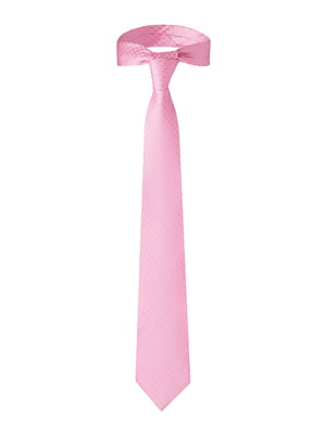 Краватка рожева з візерунком | 5840716