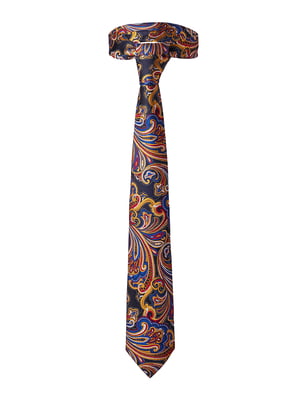 Краватка комбінованого кольору з візерунком | 5840762