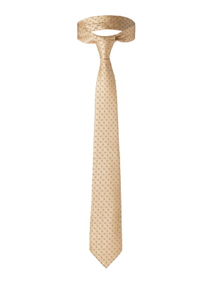 Краватка коричнева з візерунком | 5840771