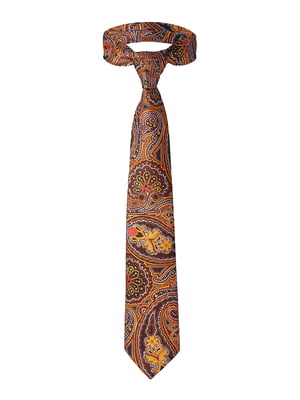 Краватка комбінованого кольору з візерунком | 5840782