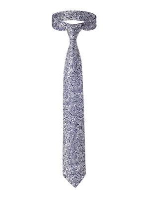 Краватка сіра з візерунком | 5840789
