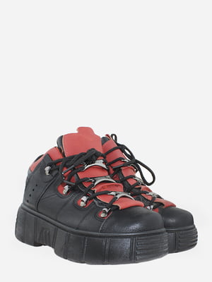 Ботинки черно-красные | 5841802
