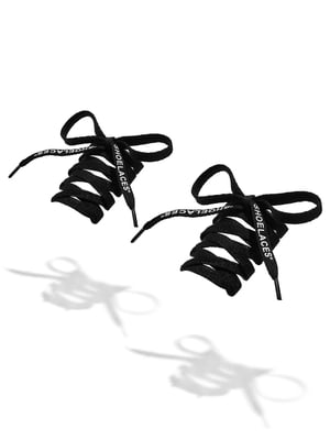 Шнурки для обуви черные | 5844561