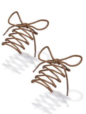 Шнурки для обуви коричневые | 5845007