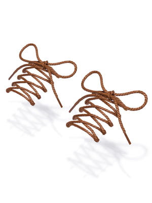 Шнурки для взуття коричневі | 5845044