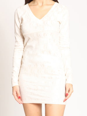Платье белое с узором | 5796886