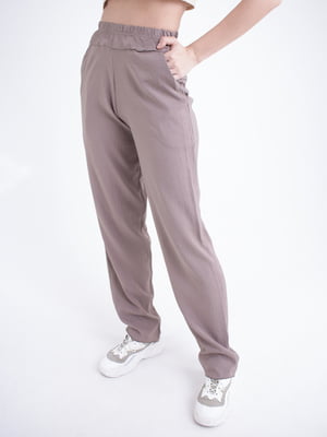 Прямые брюки темно-бежевые - Olis-style - 5849057