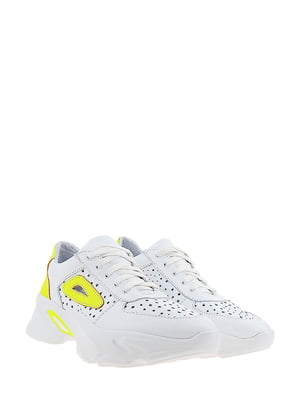 Кросівки біло-лимонного кольору | 5436352