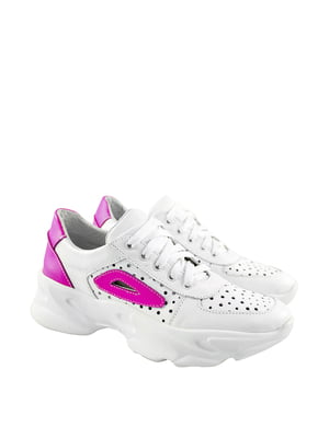 Кросівки біло-рожеві | 5764082