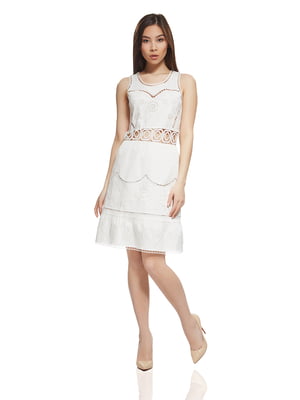 Сукня біла з вишивкою | 5858601