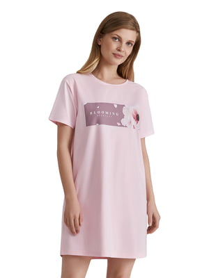 Ночная рубашка розовая | 5859030