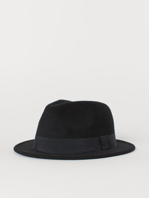Шляпа черная фетровая | 5855764