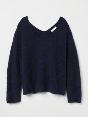 Пуловер темно-синій | 5855774
