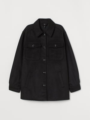 Куртка-сорочка чорна | 5855998