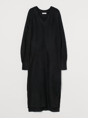 Платье черное вязаное | 5856267