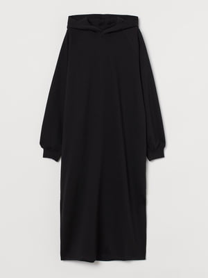 Платье-худи черное | 5856365