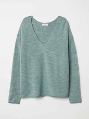 Пуловер мятного цвета | 5860828