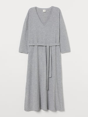 Сукня-светр сіра | 5860934