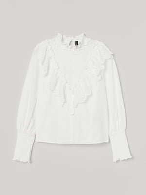 Блуза з вишивкою біла | 5860973