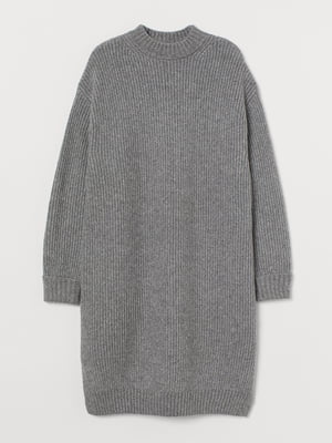 Платье-свитер серое | 5861033