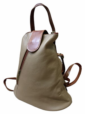 Рюкзак коричневый с декором | 5860640