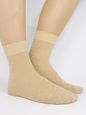 Шкарпетки капронові бежеві | 5870273