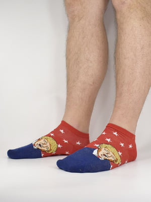 Шкарпетки різнокольорові з принтом | 5870840