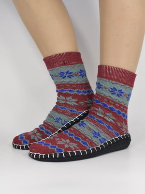 Шкарпетки різнокольорові в принт | 5871416