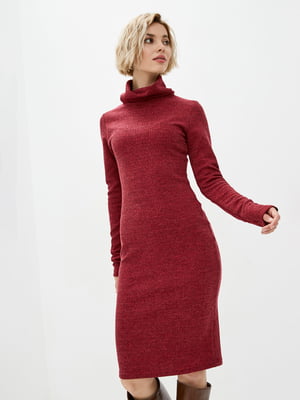 Платье-свитер красное | 5877077