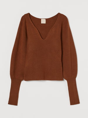 Пуловер коричневий | 5879749
