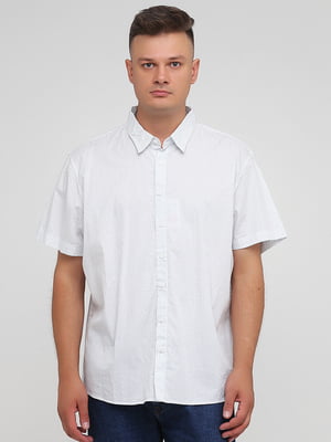 Рубашка белая в горох | 5898673