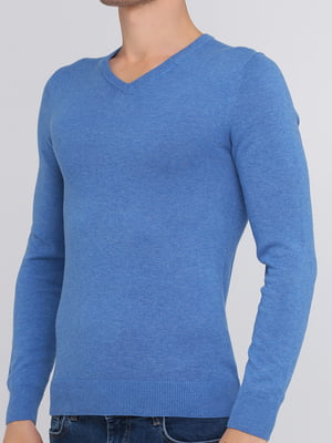 Пуловер голубой | 5899453