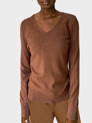 Пуловер коричневий | 5904581