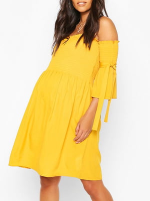 Сукня для вагітних жовта | 5904674