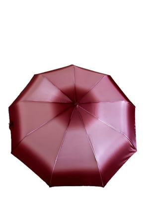 Зонт-полуавтомат бордовый | 5904922