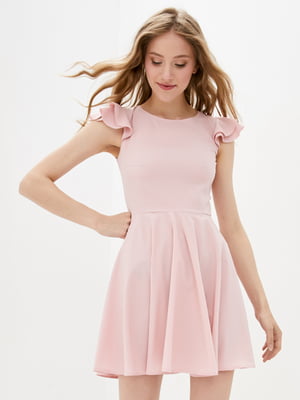 Платье А-силуэта розовое | 5899669