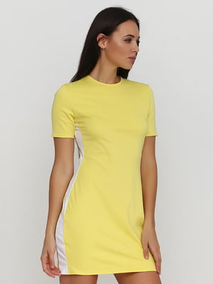 Платье-футболка желтое | 5900054