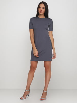 Сукня-футболка сіра | 5900060
