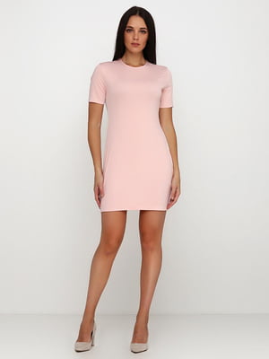 Платье-футболка розовое | 5900062